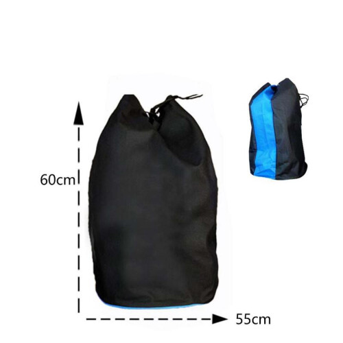Drawstring Backpack Rucksack Taekwondo Bag for Mountaineering Swimming Beach Blue 1