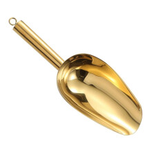 (Optional, 255mmx90mm) Ice Cube Scoop Multiuse Stainless Steel Scoop for Party Food Serving Wedding 280mmx98mm