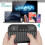 (As show, One size) Mini Bluetooth Keyboard, Dual Modes(2.4GHz/Bluetooth) Wireless Controller with Touchpad, RGB Backlit 1