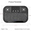 (As show, One size) Mini Bluetooth Keyboard, Dual Modes(2.4GHz/Bluetooth) Wireless Controller with Touchpad, RGB Backlit 2