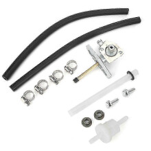 (As show, One size) ATV Fuel Petcock Valve Gas Tank Switch Kit Fit for Honda TRX250 TRX350 TRX400