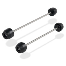(Black, One size) For BMW S 1000 XR 2015 2016 2017 2018 2019 Aluminum Delrin Motorcycle Front Rear Axle Sliders Protector