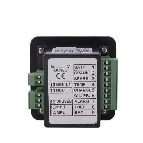 (As show, One size) DC10G DC10K Generator Engine Multifunction Controller Manual Start Stop Control Module Genset Parts (Color : DC10G) 2