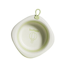 (30.5cmx29cmx3.5cm, Green) Folding Wash Basin Portable Home Use Infant Basin for Travel Camping Kitchen Gray