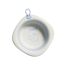 (30.5cmx29cmx3.5cm, Purple) Folding Wash Basin Portable Home Use Infant Basin for Travel Camping Kitchen Gray