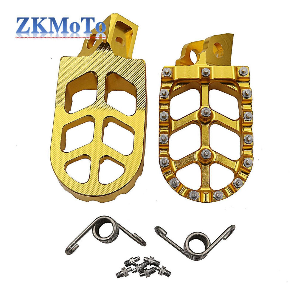 (As show, One size) Motorcycle Footstool Footpegs Pedal For Kawasaki KX80 KX85 KX100 KX112 1998-2022 Suzuki RM65 RM100 2003-2005