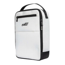 (As show, One size) Golf Shoes Bag Shoe Storage Bag Multifunction Travel Shoes Bag Zippered Water Resistant Pouch with External Pockets for Accessories