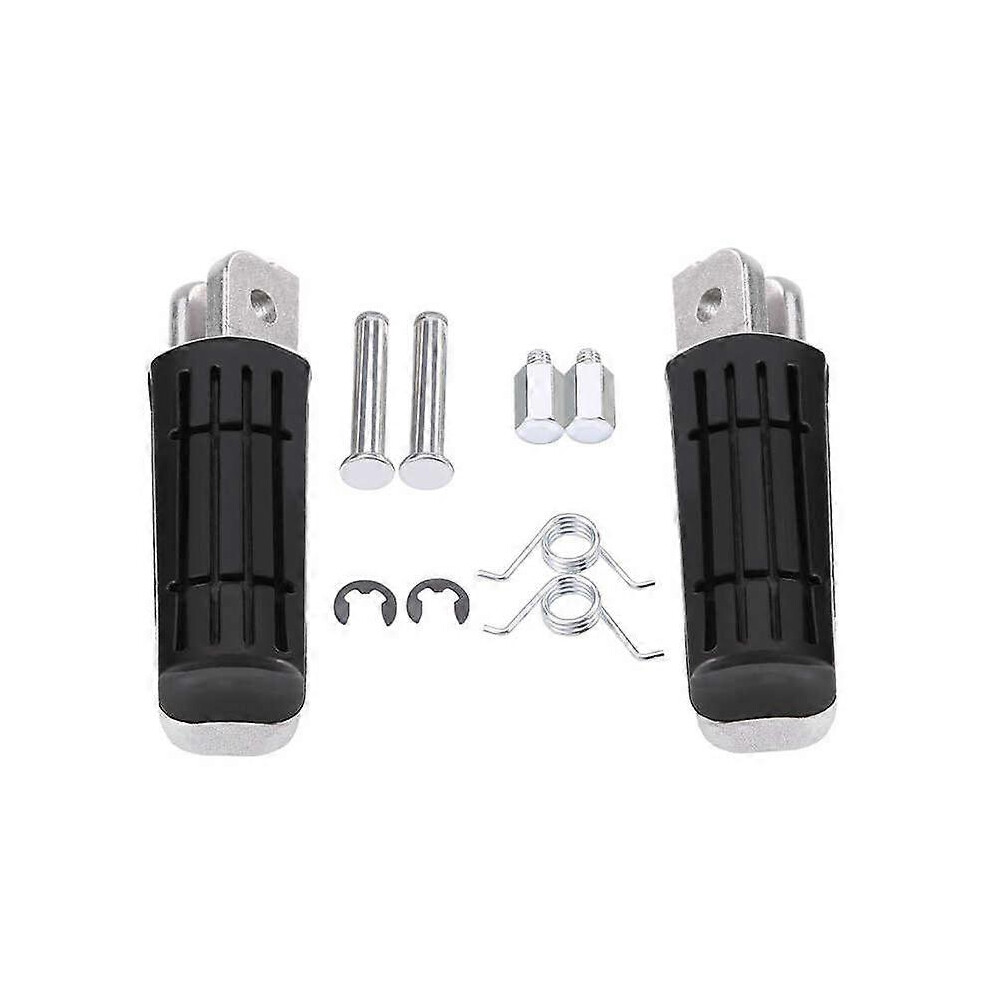 (As show, One size) 1 Pair Motorcycle Front Footrest Pedals Foot Pegs Motorbike ATV Foot Rests Pedal For YAMAHA XJR400/1200/1300/FZ400