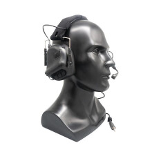 (Coyote Tan, One size) New Generation  Airsoftsports Tactical M32 Headset Anti Noise Headphones Military Aviation Communication Softair Ear Muffs