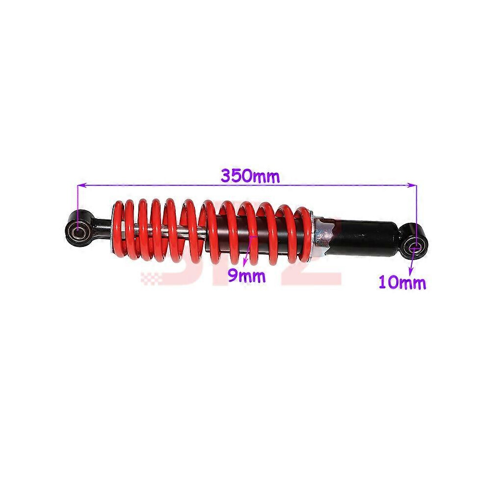 (As show, One size) 350mm rear shock absorber for 150cc 200cc 250cc 300cc modified quad kart parts ATV mud pit bike