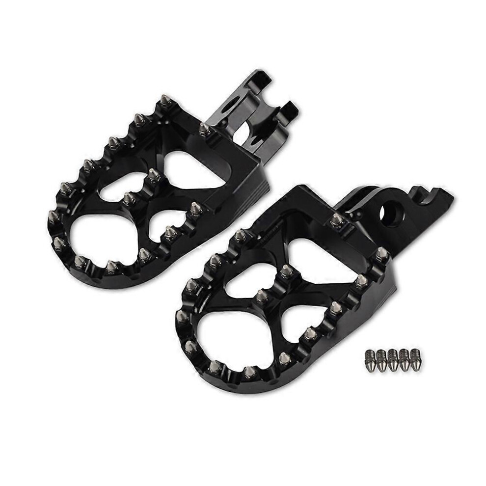 (, One Size) Foot Rest Pegs Footrest Footpeg 57Mm Wide For Honda Crf150r Crf250r Crf250x Crf450r Crf450x Crf 150R 250R 250X 450R 450X Red