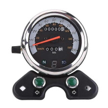 (As show, One size) DC 12V Motorcycle Odometer Digital Speedometer With Turn Signal Light Neutral Light And Headlight Display For GN125 Motorcycle