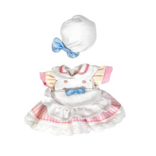 (10cm, baking suit) 17cm Plush Doll Clothes Photo Props Plush Doll Accessories Stylish Dress up Strawberry