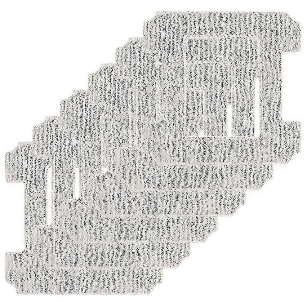 (As Show, One Size) For Winbot W1 Pro Window Vacuum Cleaner Spare Parts Mop Cloths Rag Replacement Accessories 4632480880511