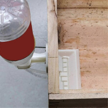 (As show, One size) Beekeeping Feeder Feeding Inside Beehive Plastic Honey Sugar Feed Trough Beehive Water Feeder Tool