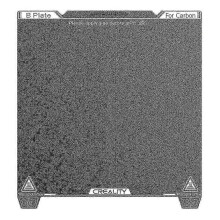 (As show, One size) Creality K1C PEI Build Plate 235x235mmWithout Soft Magnetic Easy Model Removal Excellent Heat