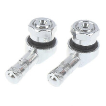 (As show, One size) 2pcs Motorcycle Rim 90 Degree Angle Aluminum Alloy Valve Motorcycle Wheel Tire Tubeless Valve Stems For Rim Wheel Parts Cnc