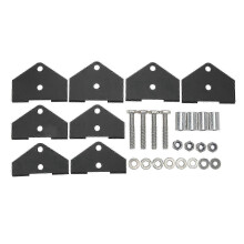 (As show, One size) 8PCs Full Lifter Mounting Bracket Kit Replacement for Polaris RZR 800 Walker Evans Edition EFI 2012