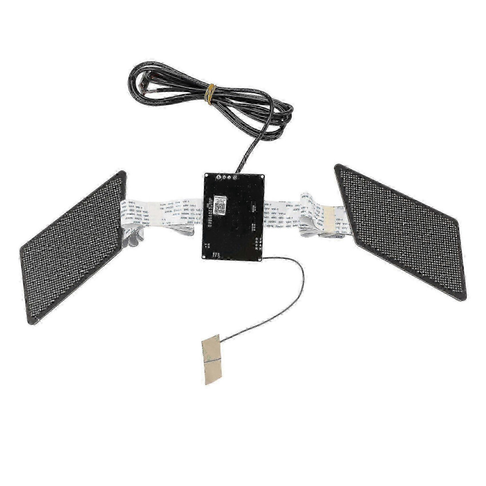 (As Show, One Size) Led Eye Display Screen Panel Smart App Programmable Rgb Color Eye Animated Display Board For Car Backpack Bag Screen 4631898271935