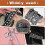 (As show, One size) 180 Sets Leather Rivets, 8mm Double Round Cap Leather Rivets 5