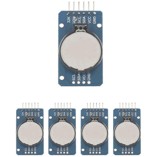 (As show, One size) 5PCS DS3231 AT24C32 Clock Module Real Time Clock Module IIC Module Compatible with for 1
