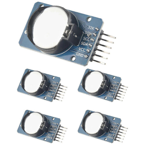 (As show, One size) 5PCS DS3231 AT24C32 Clock Module Real Time Clock Module IIC Module Compatible with for