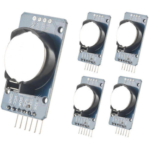 (As show, One size) 5PCS DS3231 AT24C32 Clock Module Real Time Clock Module IIC Module Compatible with for 2