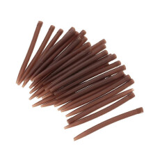 (38mm 50pcs, Camouflage) 30pcs 54mm Anti Tangle Rubber Sleeves Connect with Fishing Hook Carp Coarse Fishing Accessories