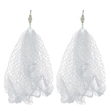 (9, One size) 2pcs Copper Spring Shoal Fishing Netting with Luminous Beads Mesh Net for Night Fishing Fishing Tackle
