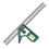 (As show, One size) 300MM Adjustable Stainless Steel Protractor Square Combination Square 1