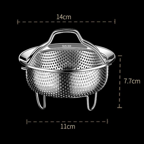 Rice Cooker Steamer Insert Replacement for Eggs Chinese Wok Vegetable Fruits 14cm 1