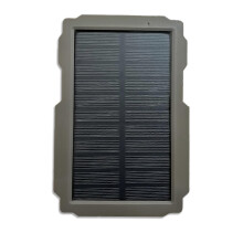 (EU Plug, One size) Trail Game Camera Solar Panel Kit 3000mAh 6V-12V Rechargeable Solar Charger for Hunting Camera