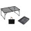 (Basic Type, One size) Camping Folding Table Outdoor Picnic Table Foldable Beach Table Mesh Top Grill Table 2