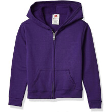(As show, One size) Girls Comfort Soft Full-Zip Hoodie