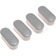 (As show, One size) 4 piece Universal Toilet Seat Bumper Kit, comes with Strong Adhesive