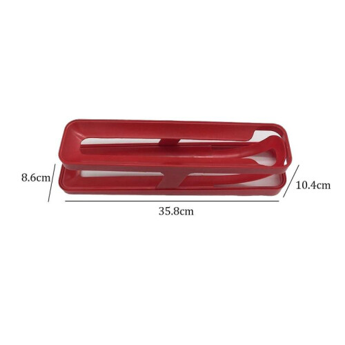 2Pcs Automatically Rolling Fridge Egg Container Sturdy for Pantry Countertop 1