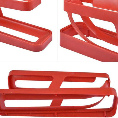 2Pcs Automatically Rolling Fridge Egg Container Sturdy for Pantry Countertop 2
