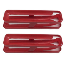 2Pcs Automatically Rolling Fridge Egg Container Sturdy for Pantry Countertop