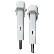 (Length 15cm, White 2pcs) Weight Stack Pin Multifunctional Replacement Bodybuilding Locking Weight Pin Black 2pcs