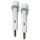 (Length 15cm, White 2pcs) Weight Stack Pin Multifunctional Replacement Bodybuilding Locking Weight Pin Black 2pcs 1