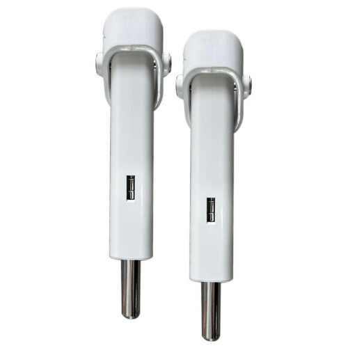 (Length 15cm, White 2pcs) Weight Stack Pin Multifunctional Replacement Bodybuilding Locking Weight Pin Black 2pcs