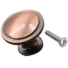 10xEuropean Style Zinc Alloy Drawer Cabinet Door Knob Hardware Pulls  Round 01