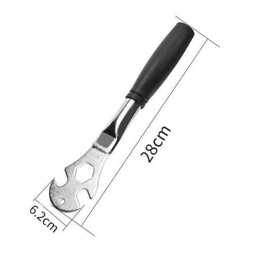 Pedal Wrench Sturdy Long Handle 9/16" Spanner Spare Part Maintenance Spanner 1