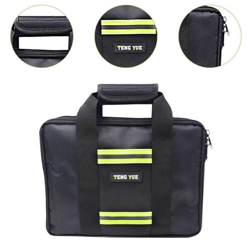 Car Emergency Tools Organizer Bag Pouch Oxford Cloth Cargo Binding Strap Bag 2