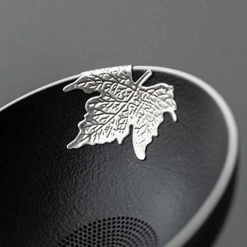 (Style A, Black) Ceramic Tea Infuser Loose Leaf Tea Leaking for Tea Table Kitchen Collections Style A 2