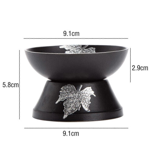 (Style A, Black) Ceramic Tea Infuser Loose Leaf Tea Leaking for Tea Table Kitchen Collections Style A 1