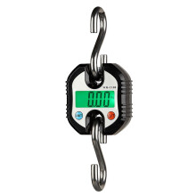 (Orange, One size) Digital Hanging Scale 150kg/ 330lb Portable Crane Scale LCD Backlight Steel Hook Scales for Farm Fishing Hunting Food Market Outdoor Work