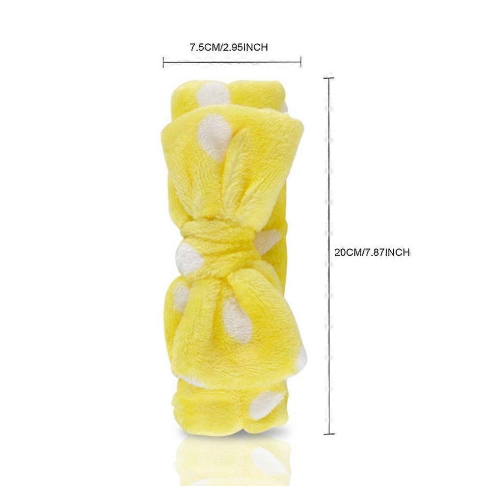 (As Show, One Size) Bow Headbands,Women Headbands For Makeup Cosmetic Facial Shower Spa Elastic Hair Band Hairlace Headband For Baby Girls, 5Pcs 4633127117335