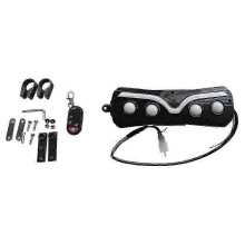 (As show, One size) Motorcycle Audio Speaker Water Colorful Lights,A