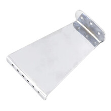 (12cmx8.0cmx2.4cm,Argent)Guitar Tailpiece Bridge Accessories Electric Bass Bridge Tailpiece Durable 6 Strings Metal for Jazz Guitar Replacement Parts